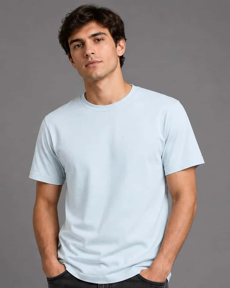 Camiseta Basica Holanda Baby Blue
