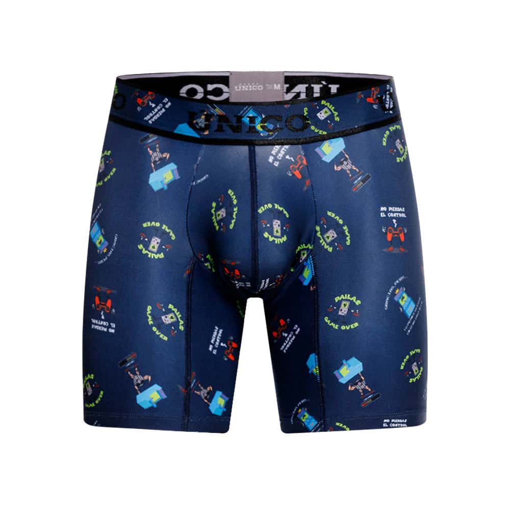 BOXER MEDIO GAME OVER AZUL