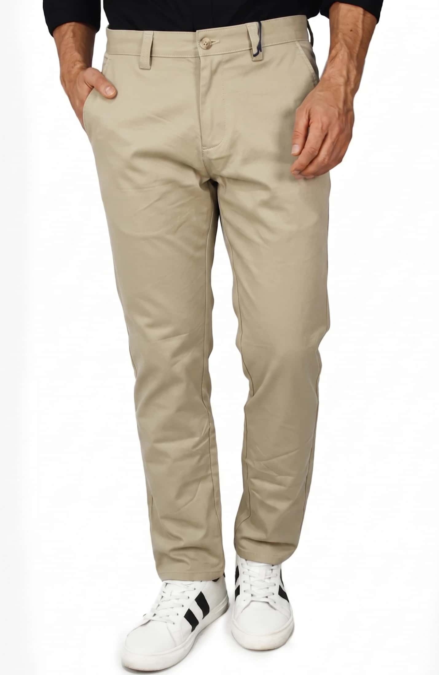 PANTALÓN DRILL CAQUI PARA HOMBRE