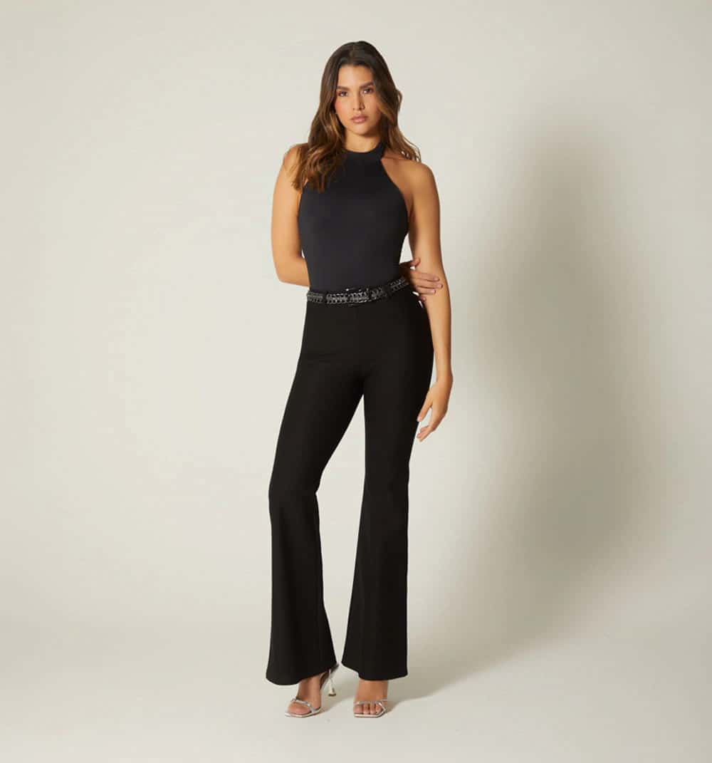 Leggins tiro alto con correa