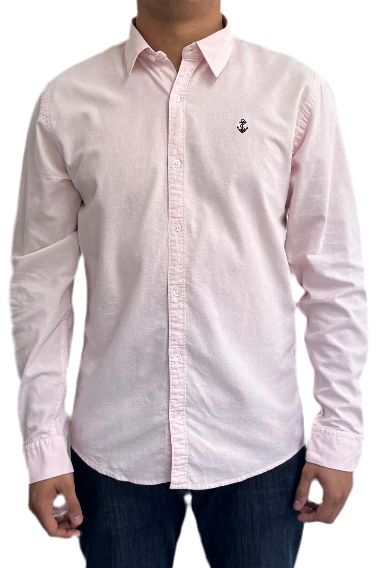 Camisa Rosada A Navy