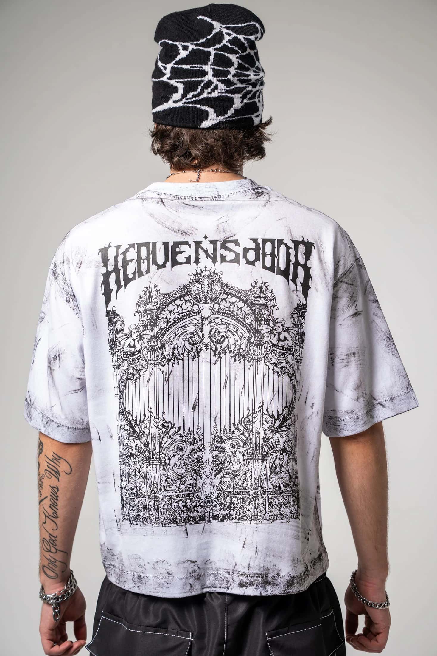Camiseta Distressed Heaven's door