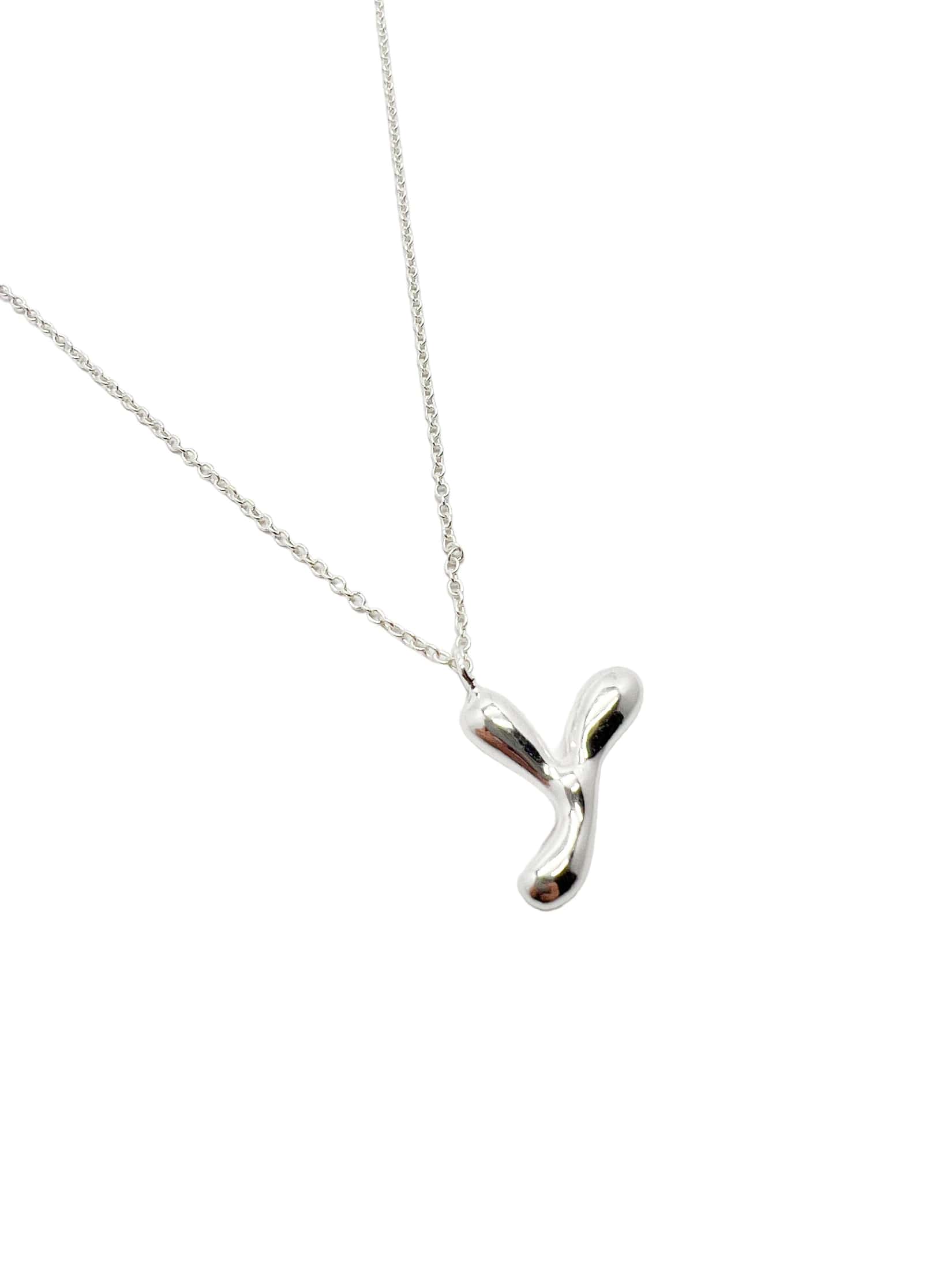 cadena letra cosmic water silver - miniatura 20
