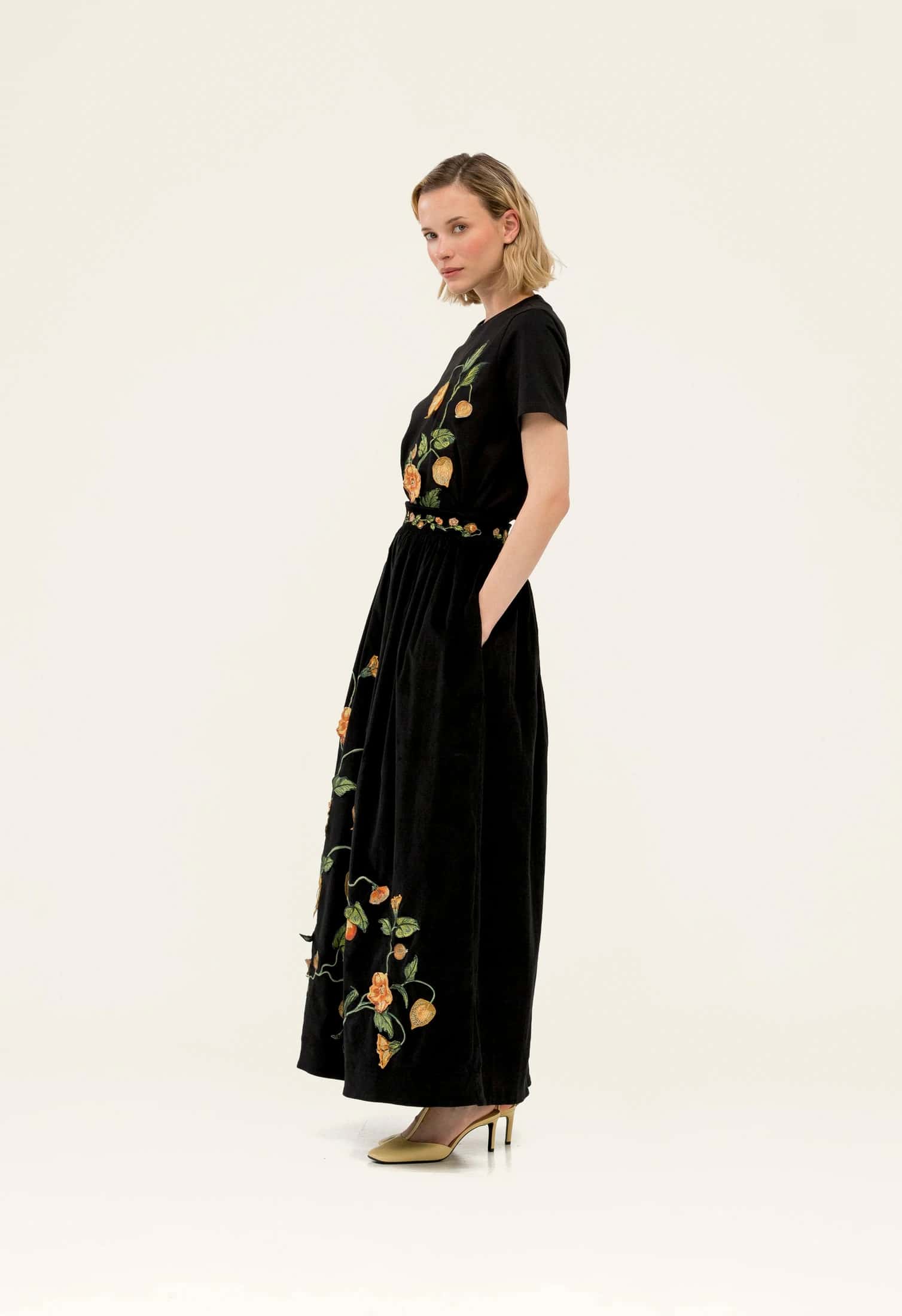 Tangelo Uchuva Maxi Skirt