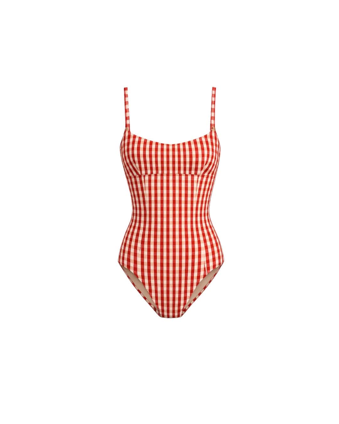 MIMI ONE PIECE - CHERRY RED GINGHAM - miniatura 2
