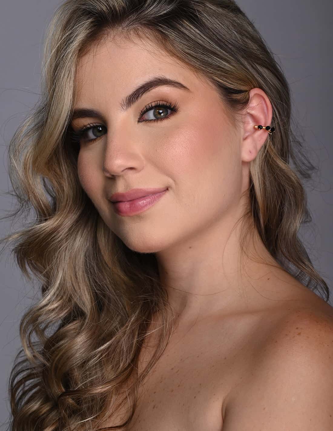 Ear Cuff Jazmin Negro