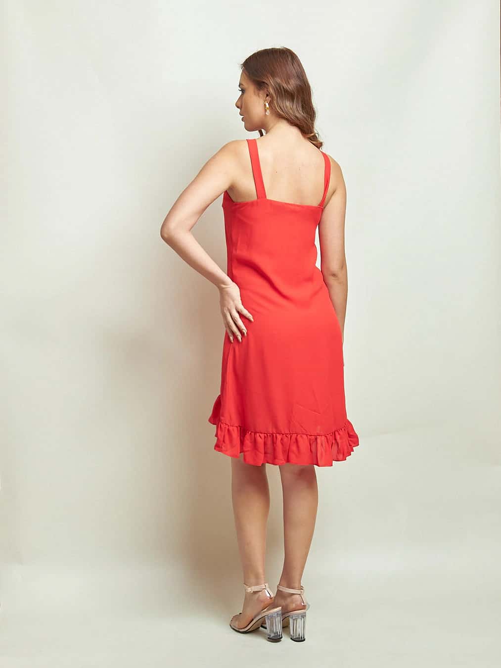 Vestido Lucan Rojo - miniatura 5