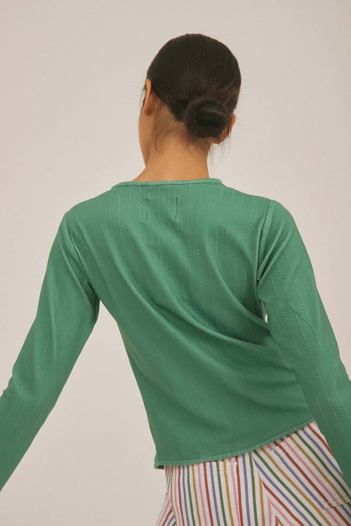 Cardigan Hellen Verde - miniatura 4