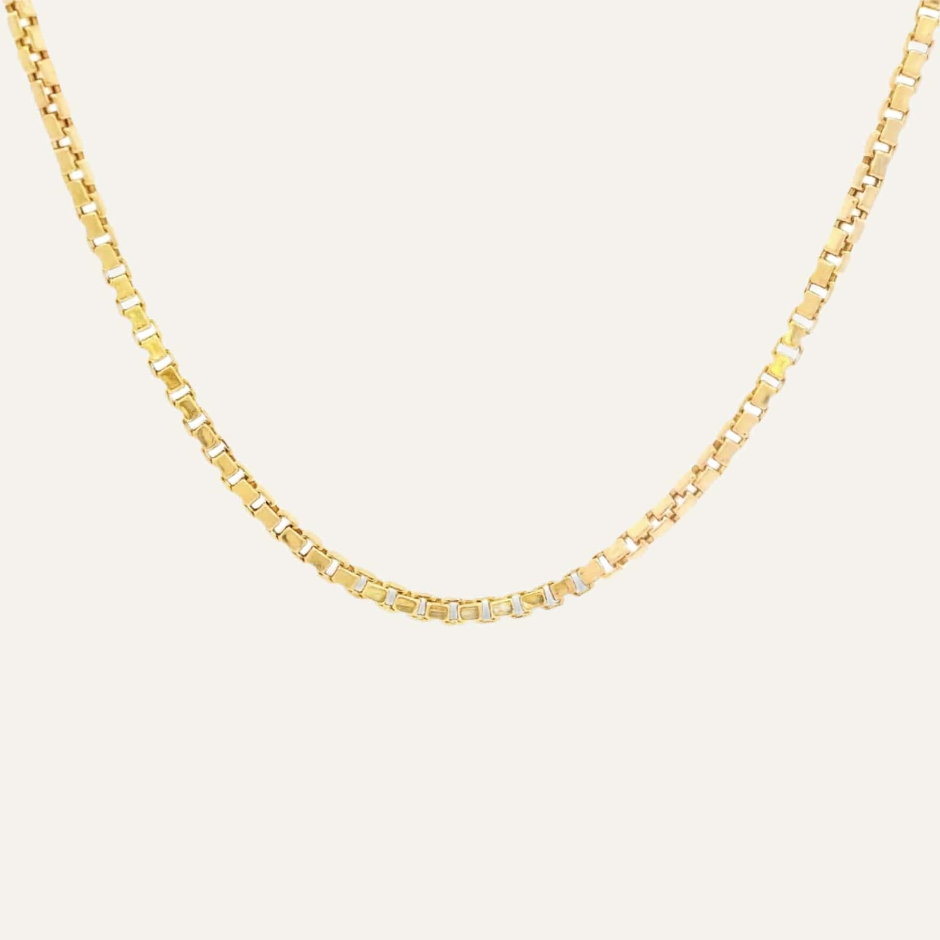 Cadena box 18k