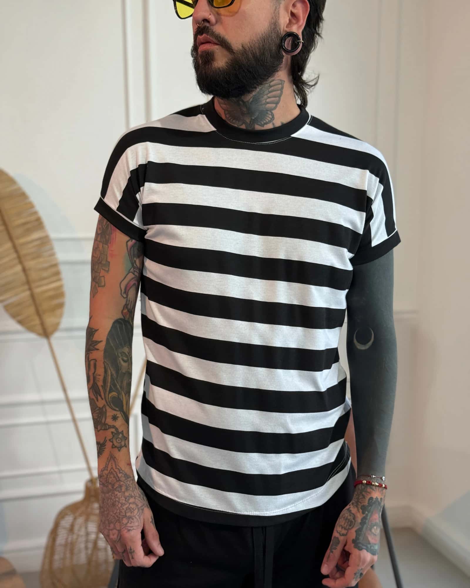 Camiseta 80's black and white - miniatura 1