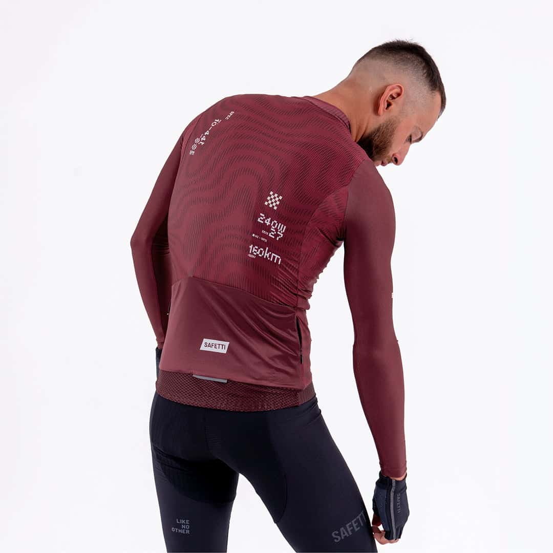 CAMISA CICLISMO MANGA LARGA PLUMWIME VINOTINTO PARA HOMBRE - miniatura 2