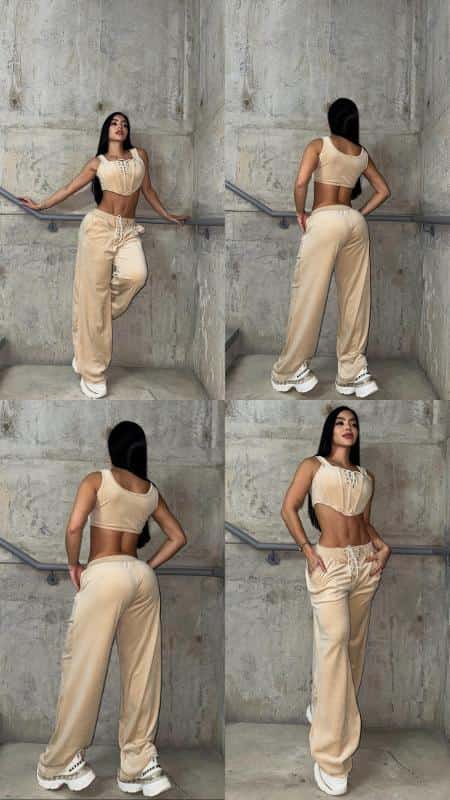SET VELVET CON CORSET NUDE