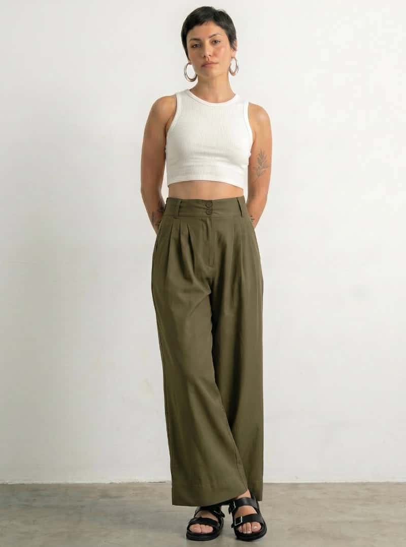 PANTALÓN CANVAS OLIVO