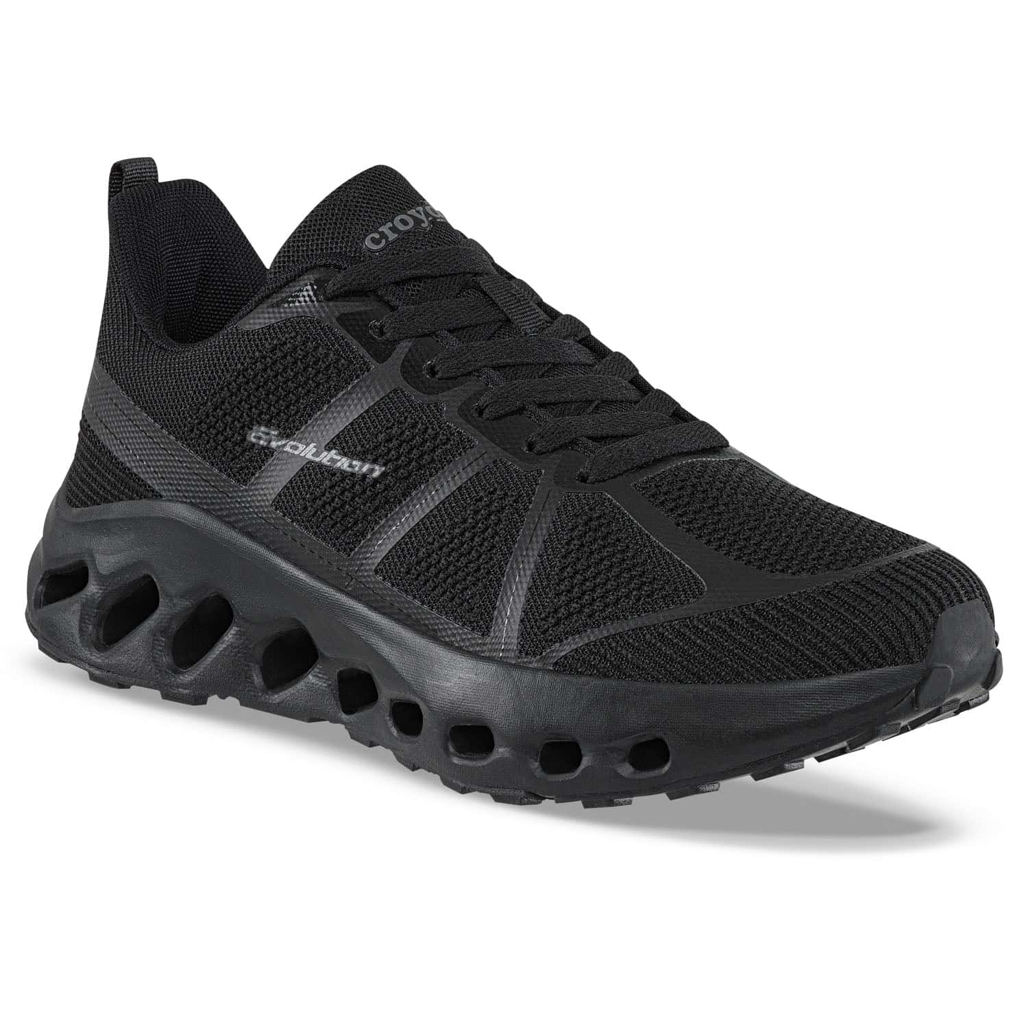 Tenis Running Garyk Negro-Negro Croydon para Hombre