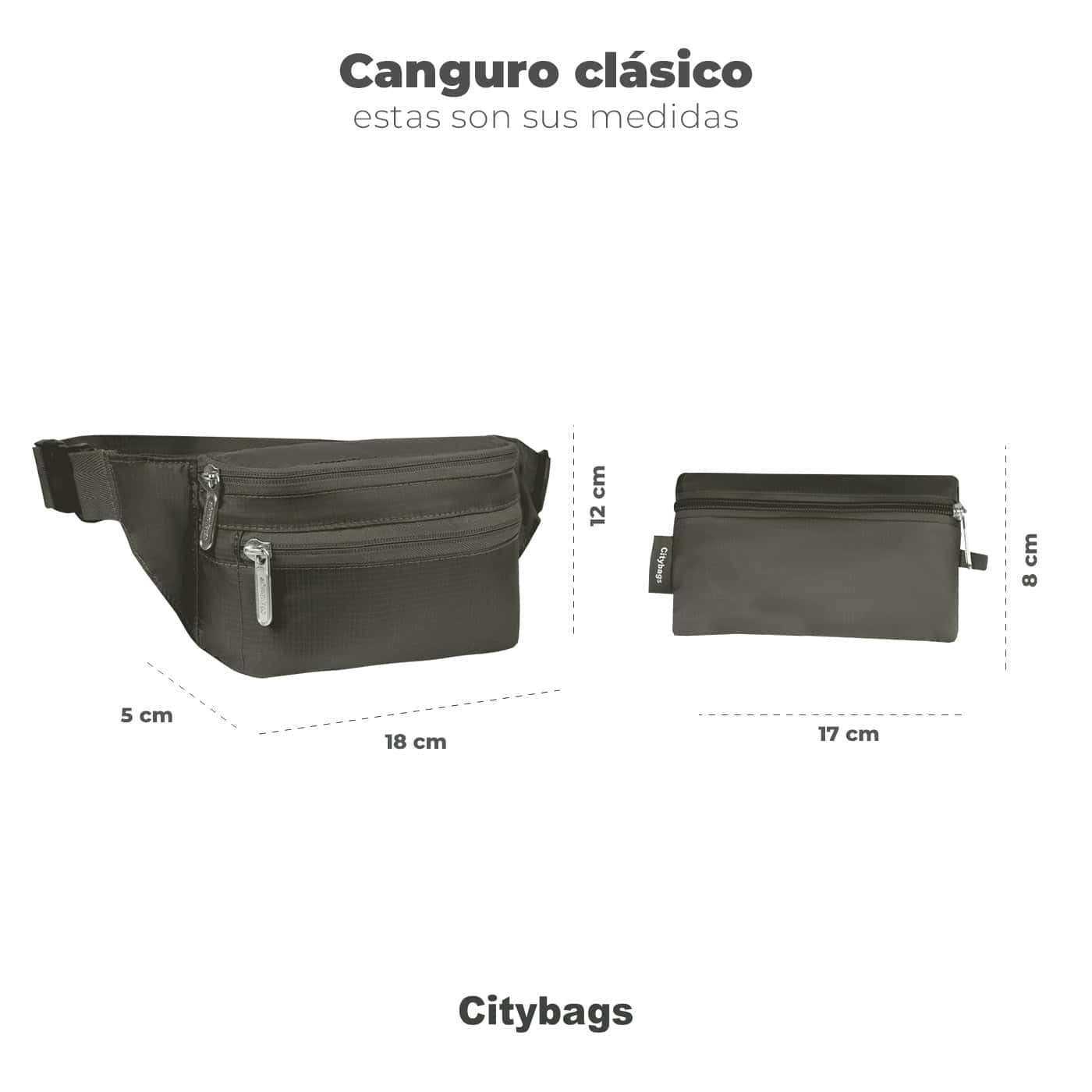 Canguro Plegable ULTRA Estampado Glam Citybags Multicolor - miniatura 6