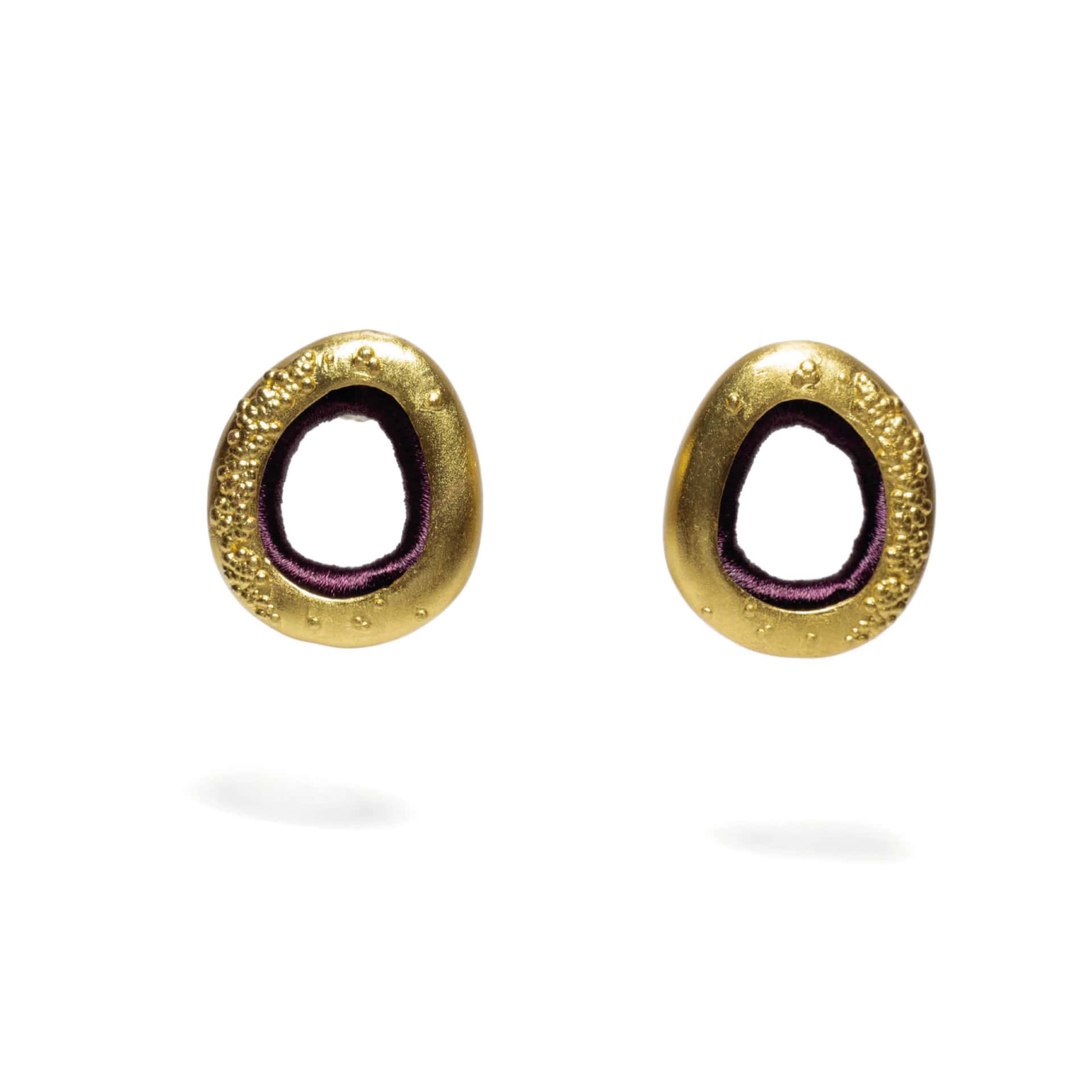Together Golden Mini Earrings