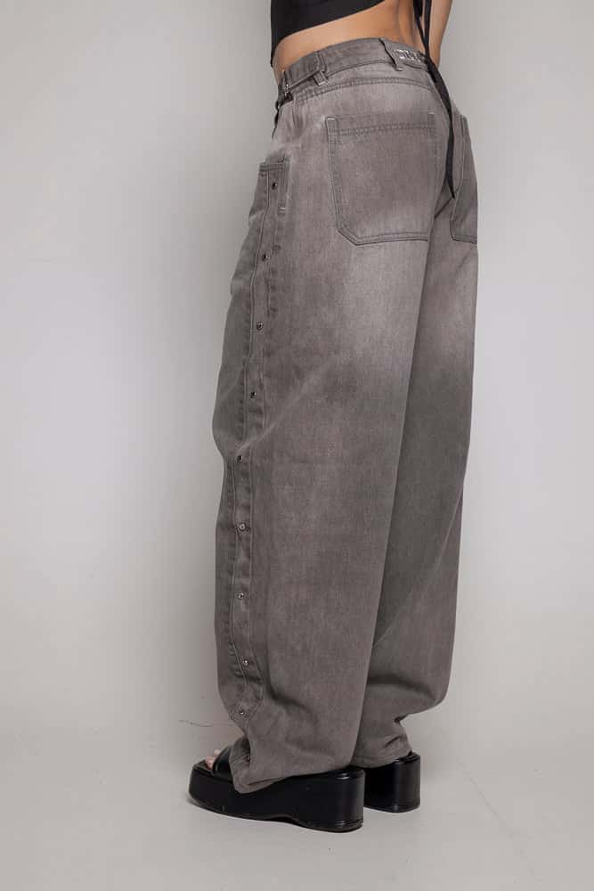 Baggy Courage Dama Gris/Stone - miniatura 4