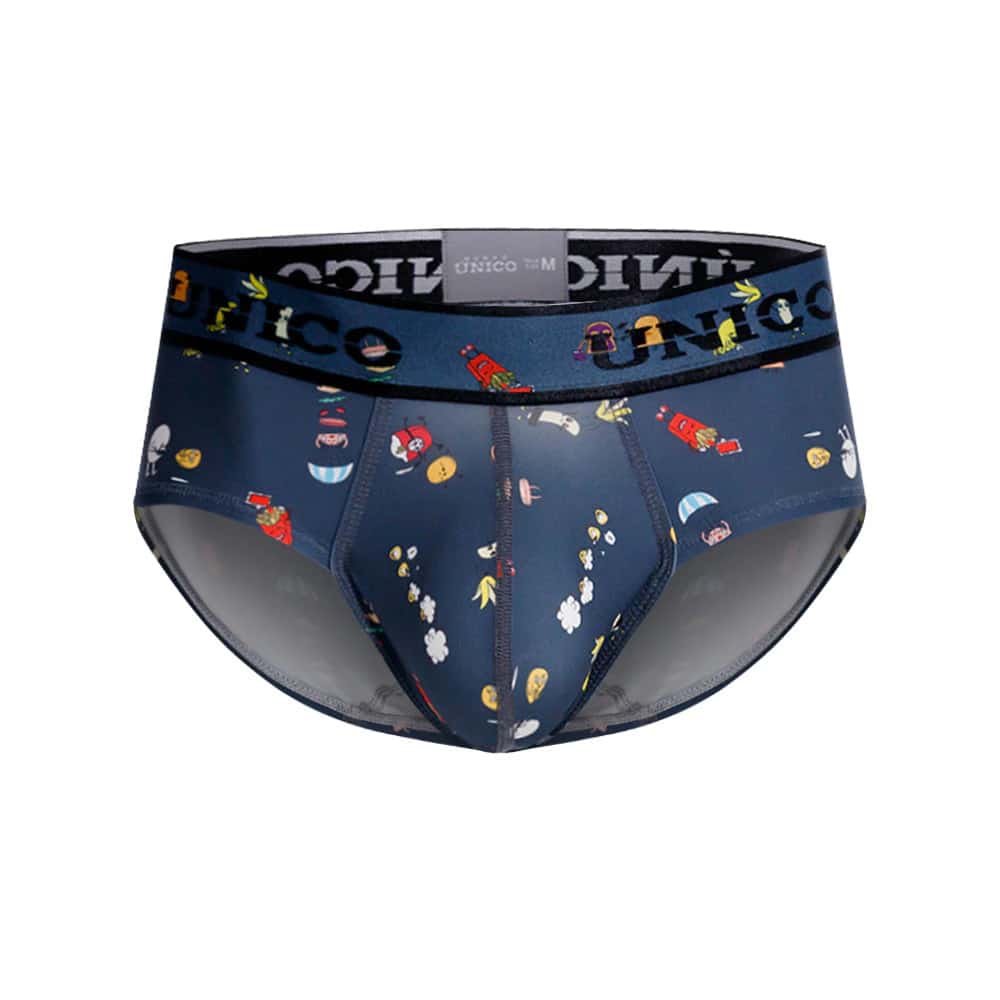 BÓXER BRIEF COMIDA DIVERTIDA GRIS