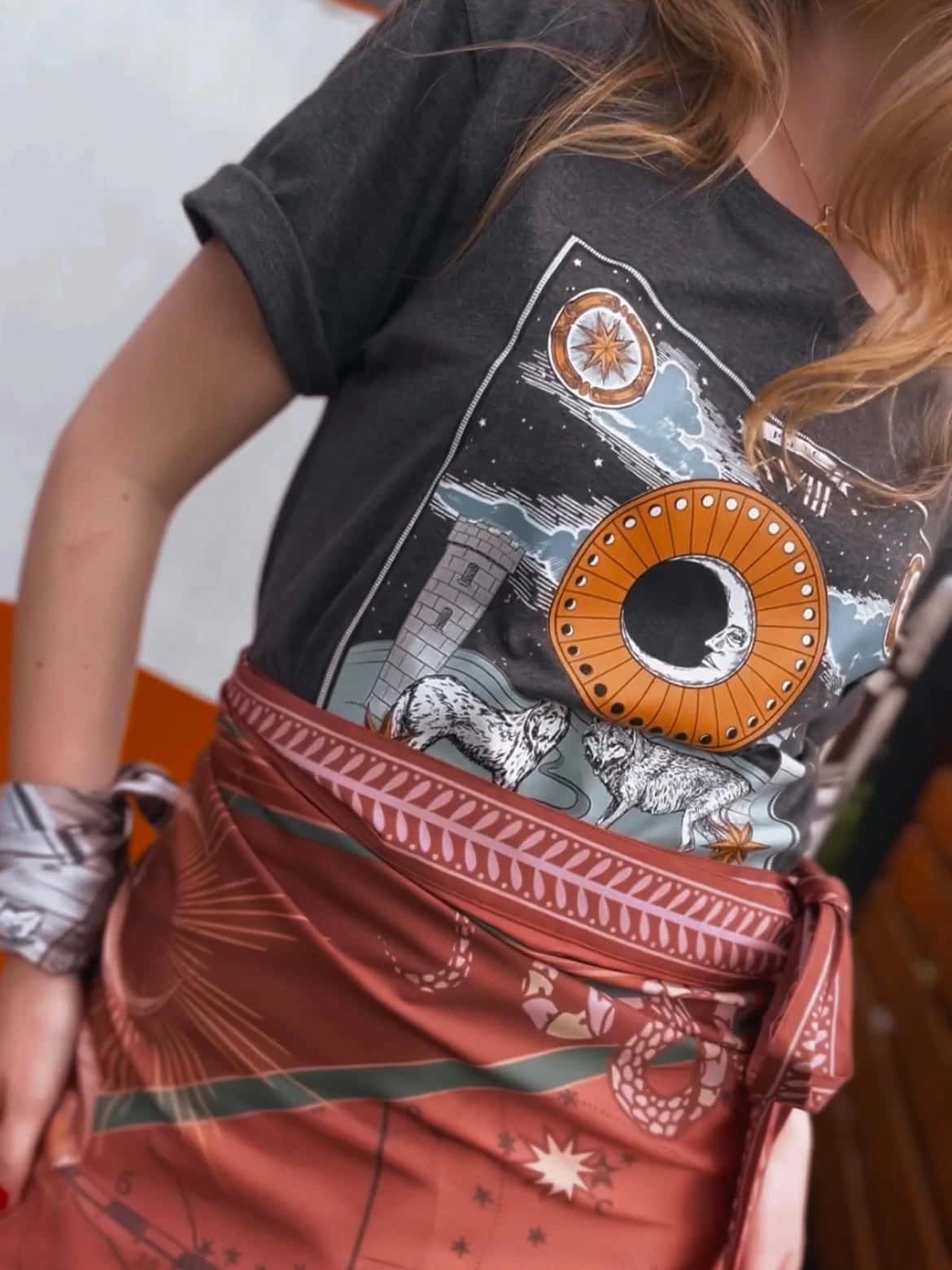 Camiseta La Luna, Gris - miniatura 5