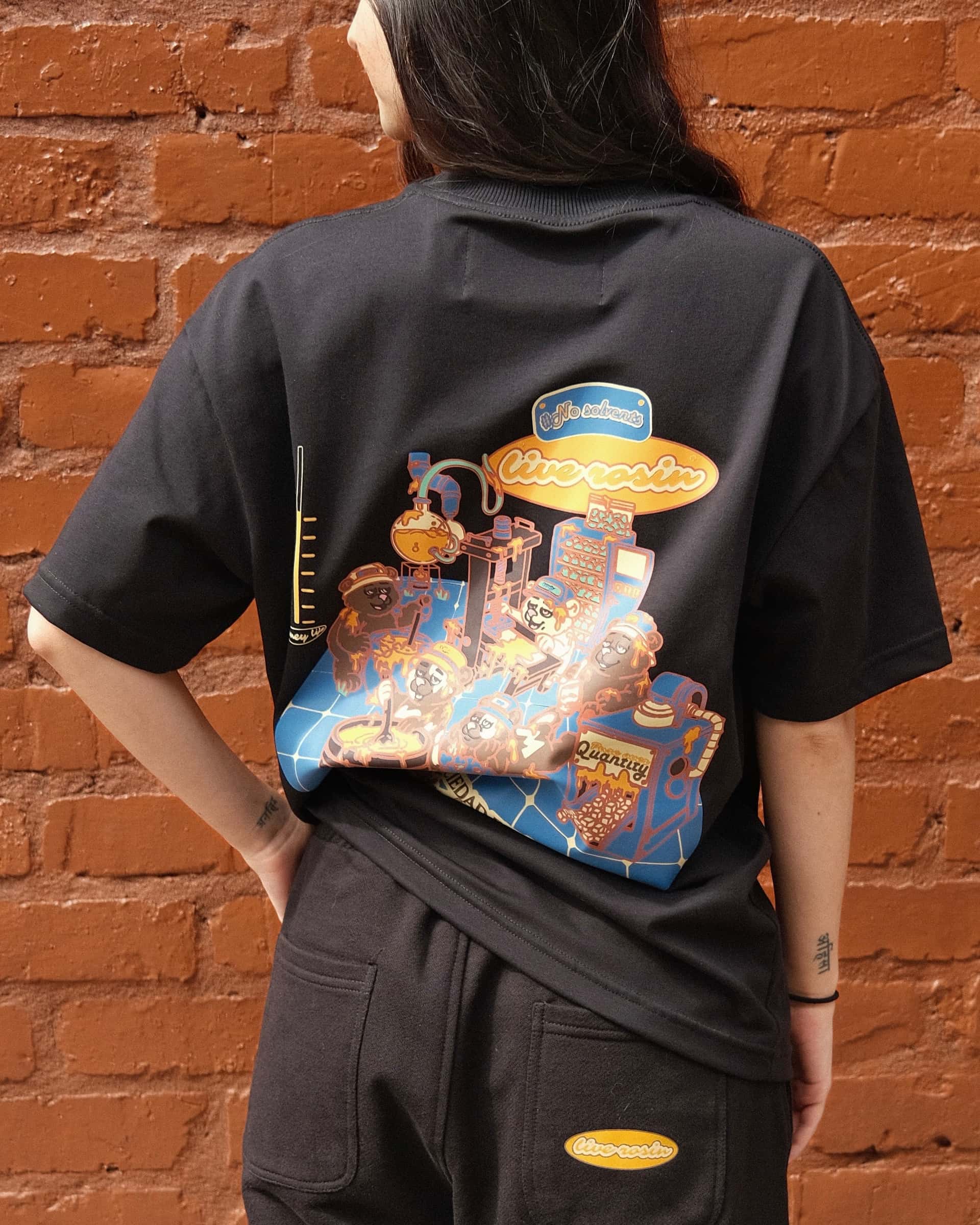 Quality Control Black Tee Negro - miniatura 5
