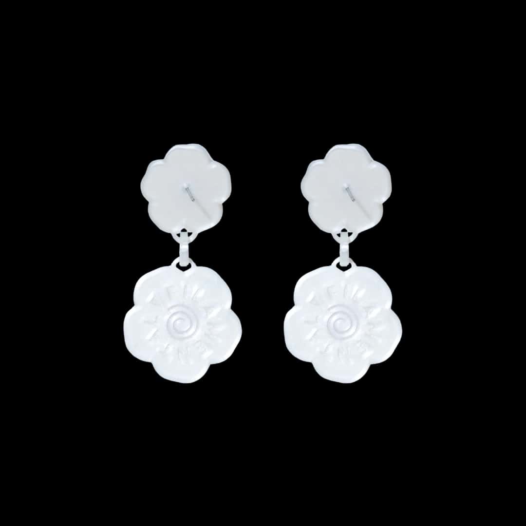 ARETES DOBLE CAMELIA - miniatura 3