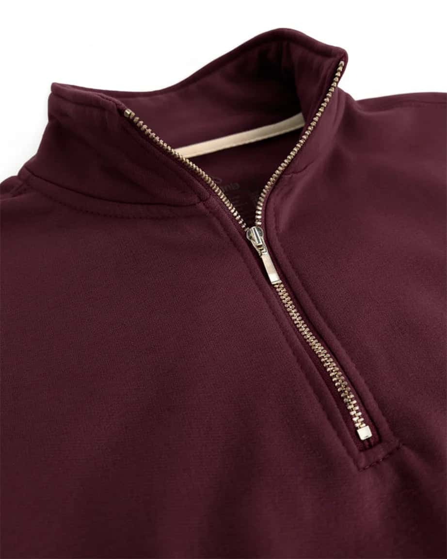 Buzo cuello alto mujer Vinotinto Burdeos - miniatura 4