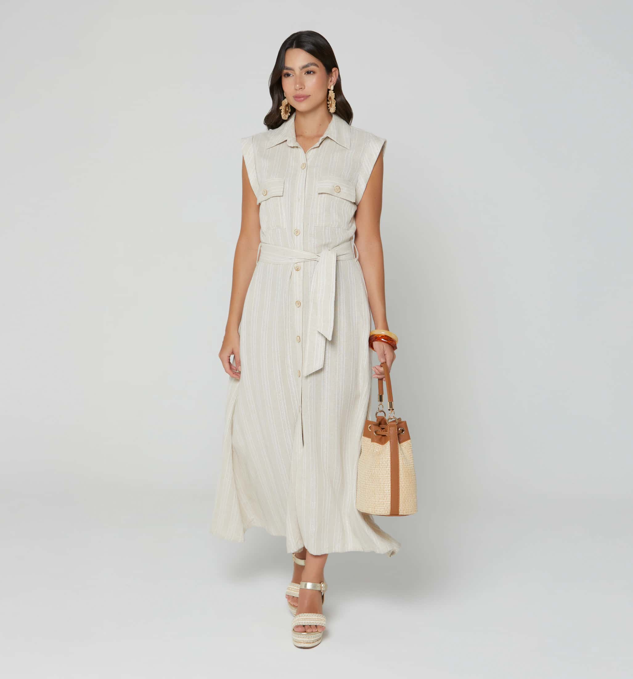 Vestido camisero sisa