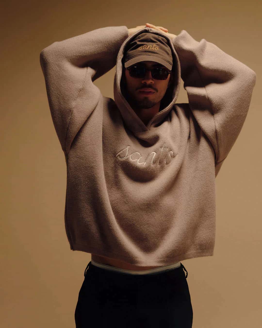COFFEE KNIT HOODIE - miniatura 4