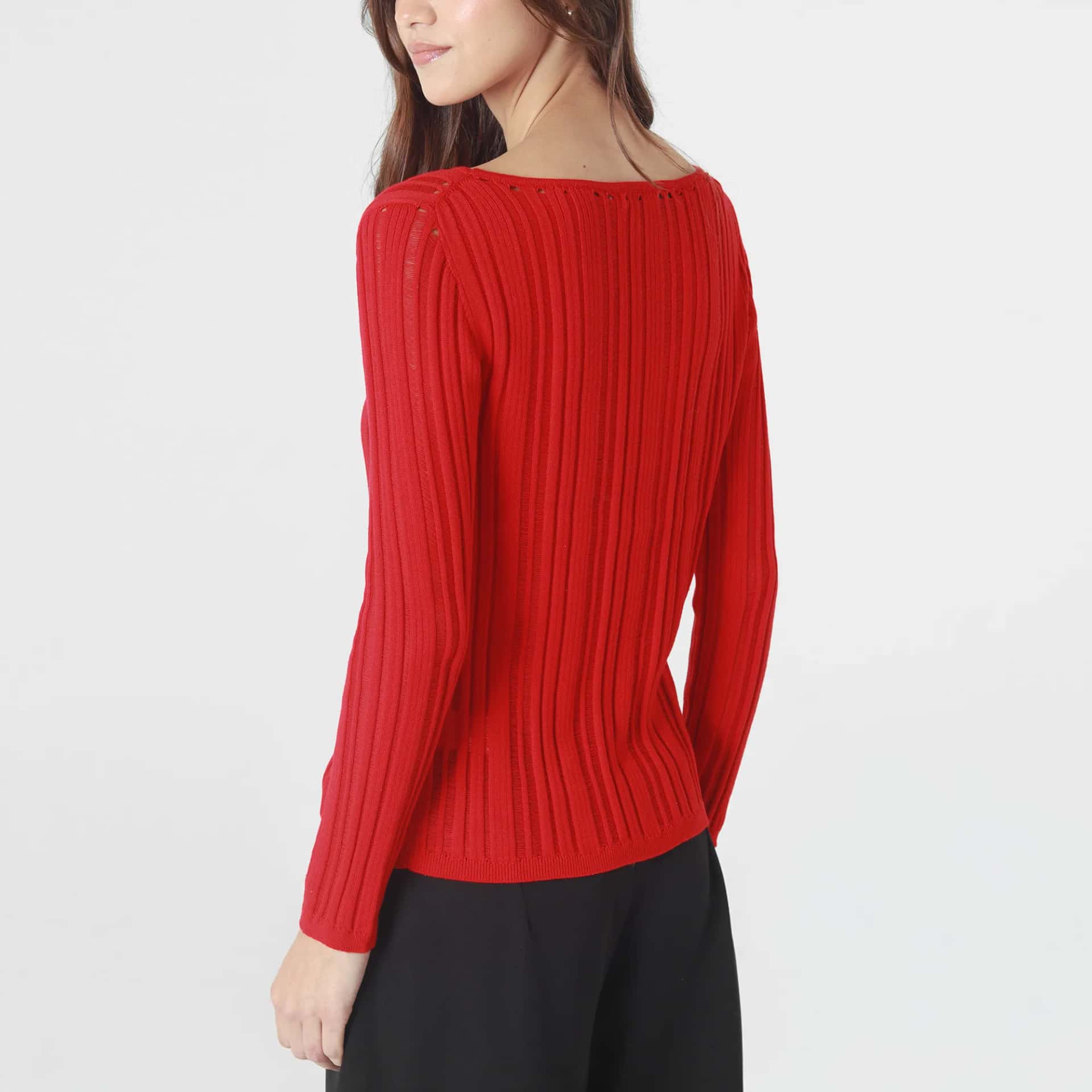 Sweater Cuello Redondo Manga Larga - miniatura 2