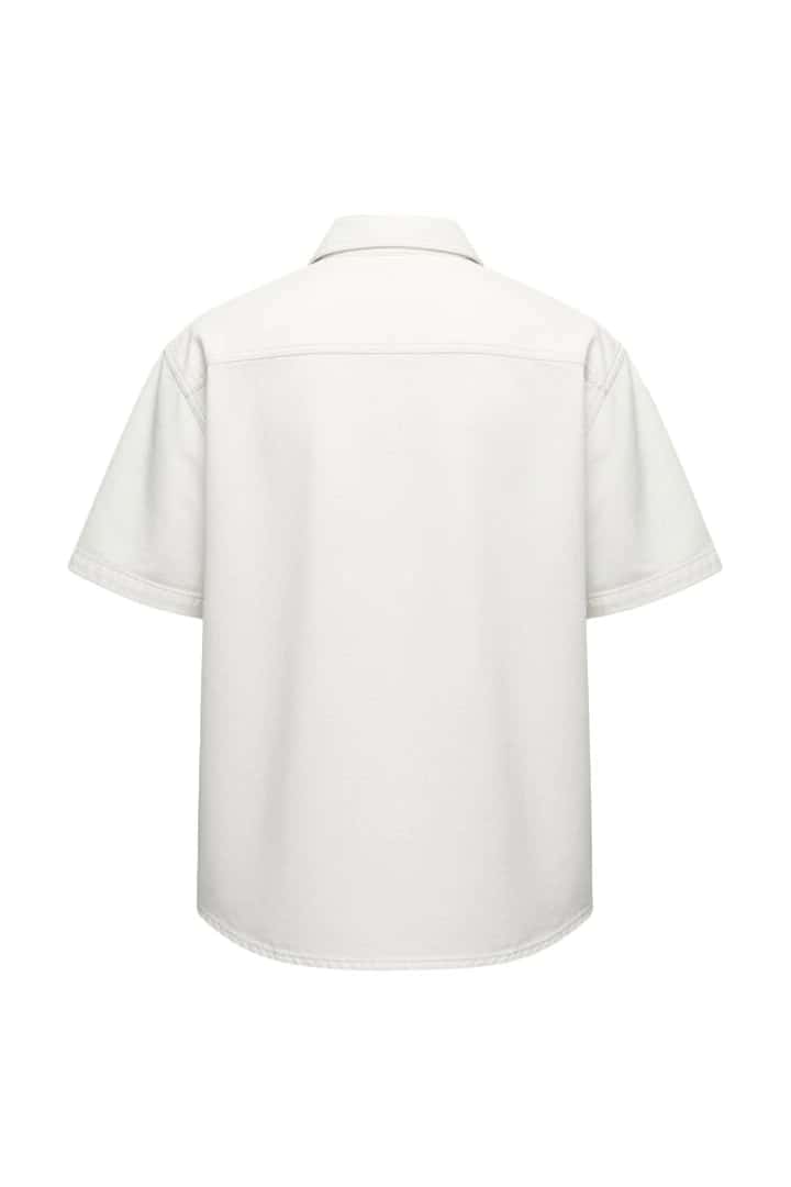 CAMISA OVERSIZED NATURAL - miniatura 3