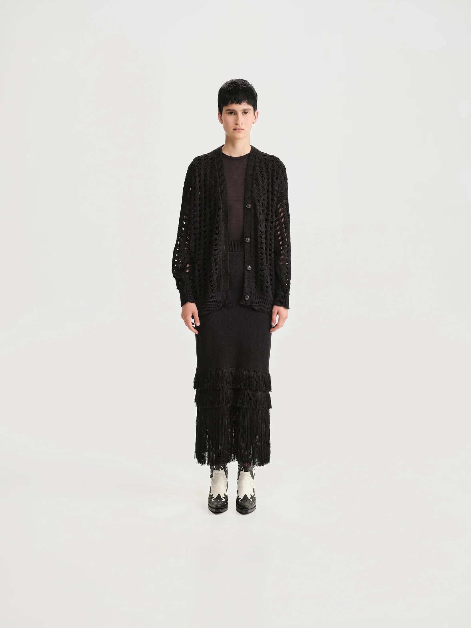 Cardigan Mimbre Mujer