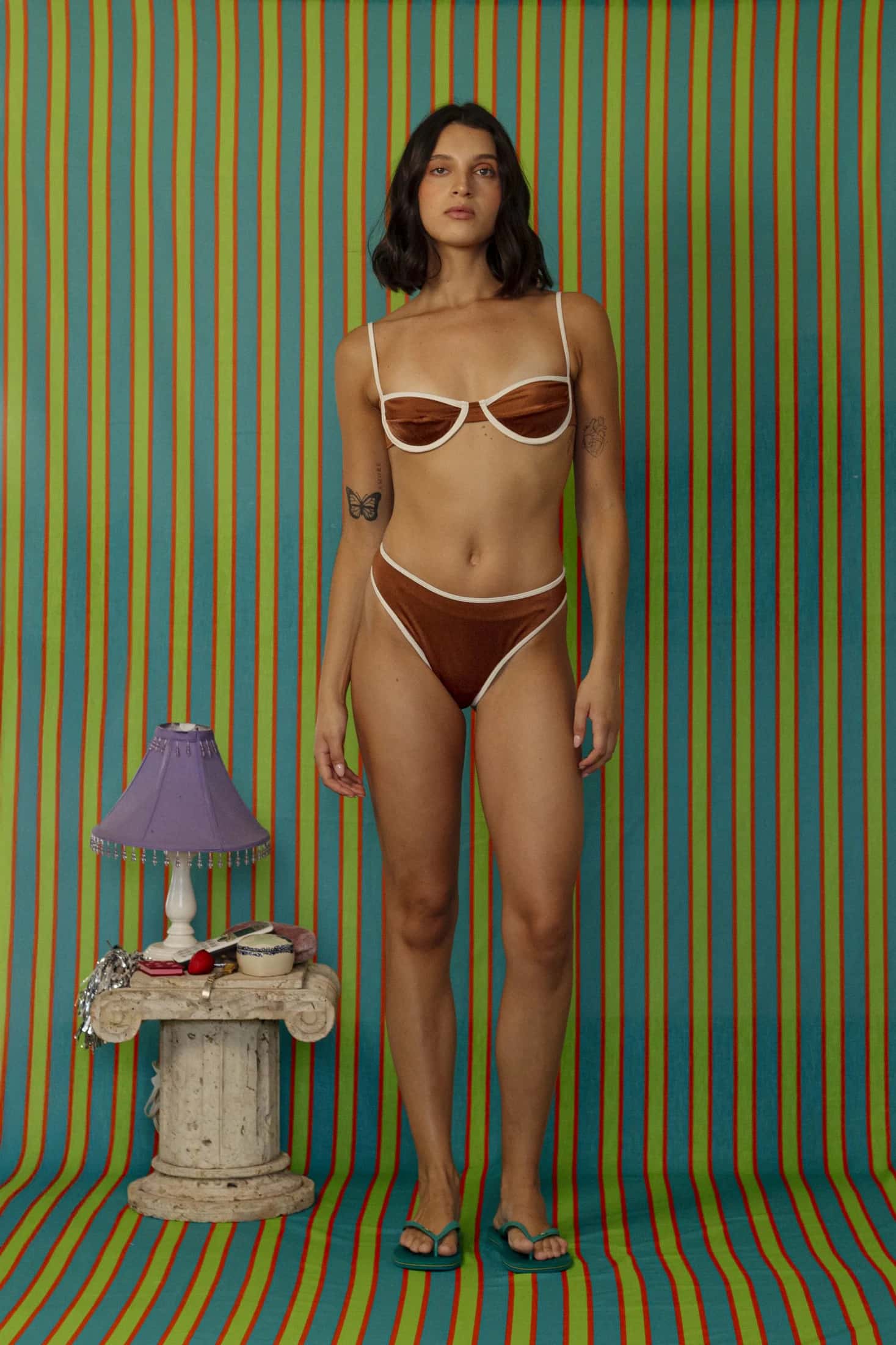 Natalia Bikini in Brown