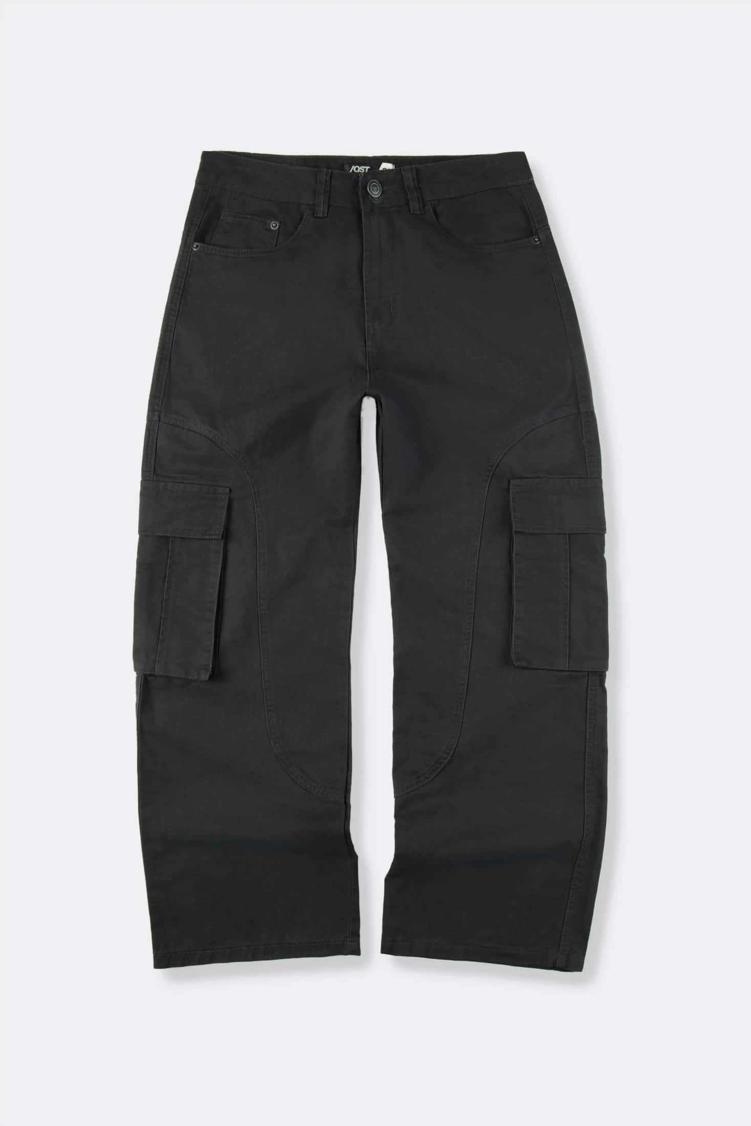 PANTALON CARGO COLOR GRIS OSCURO