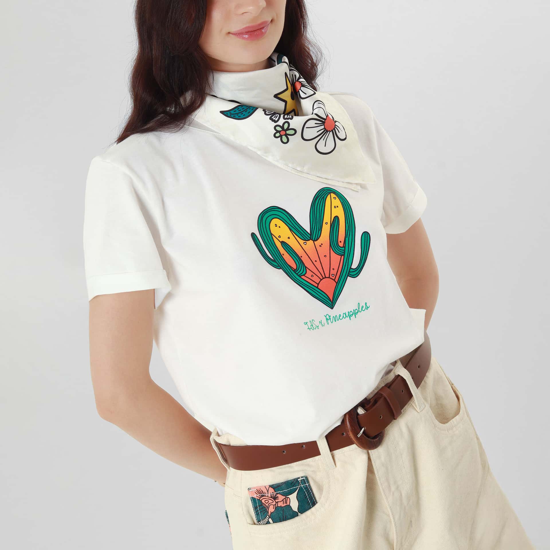 Camiseta Cactus Corazon FDS x Pineapples - miniatura 6