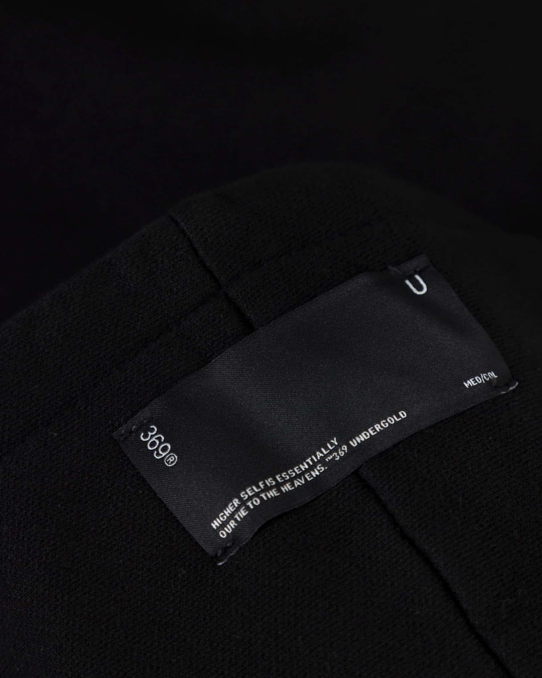 W Line Basic Boxy Fit Hoodie Black - miniatura 6
