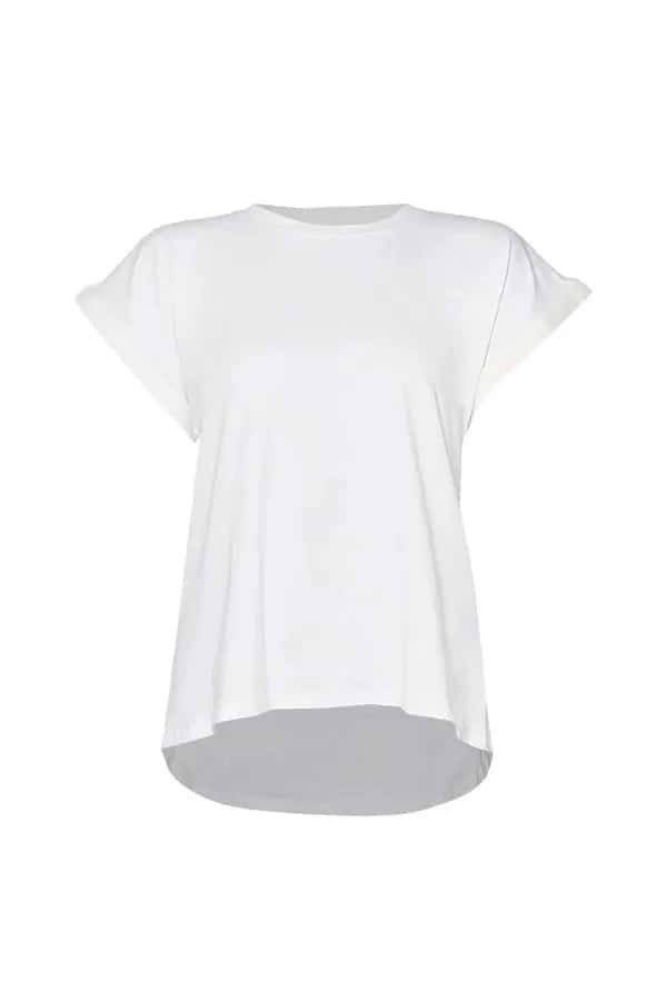 Camiseta Petalos de Papel natural