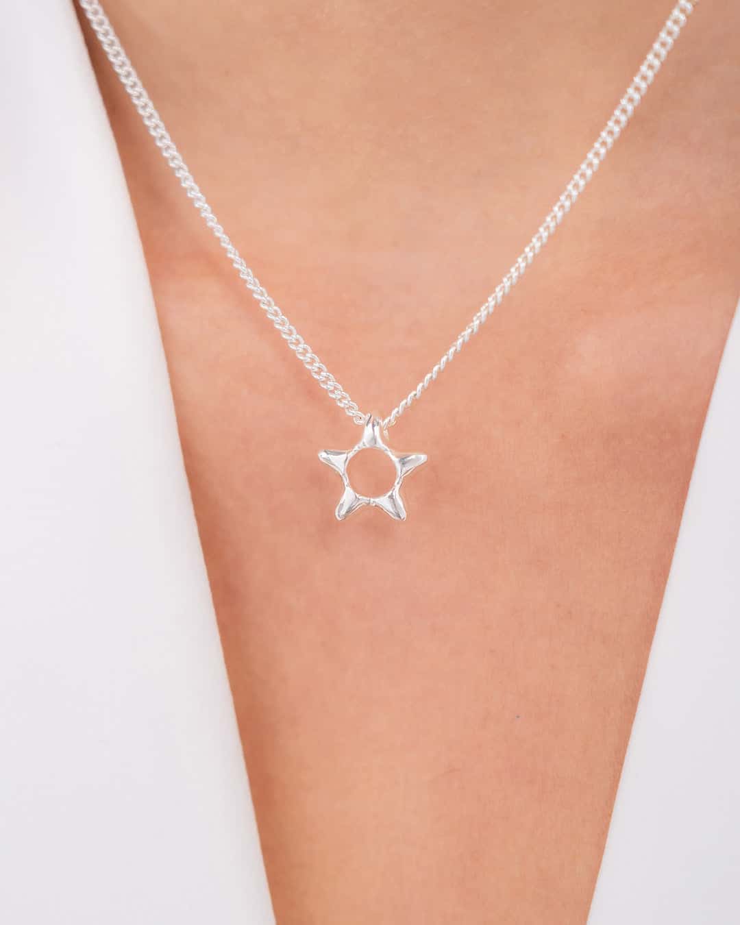 Collar Estrella Plateada