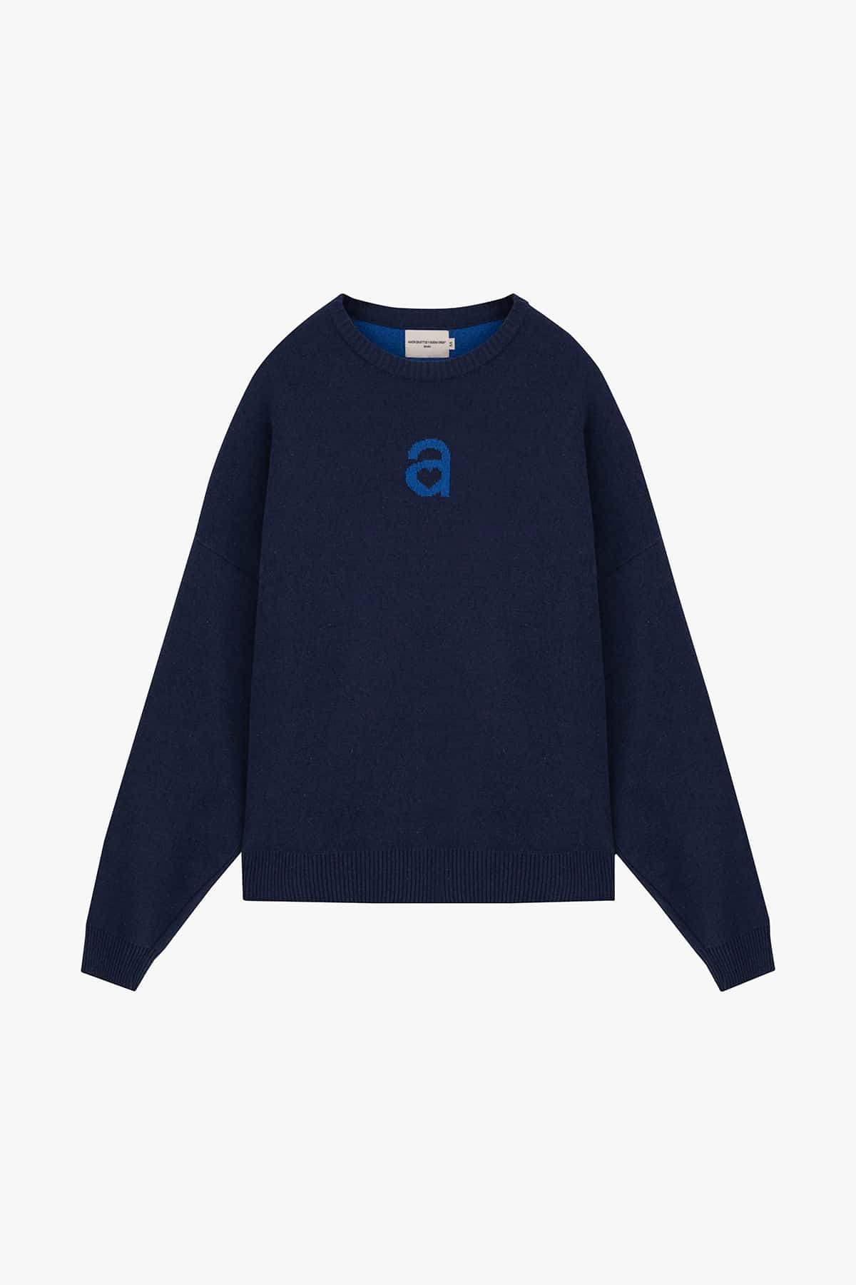 MONOGRAM SWEATER NAVY BLUE