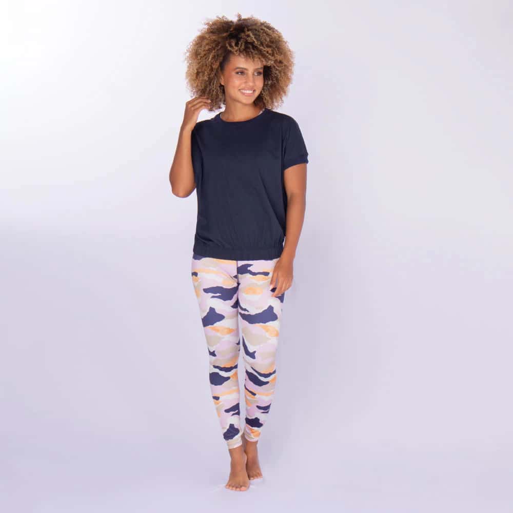 Legging Deportivo Efecto Camuflado.