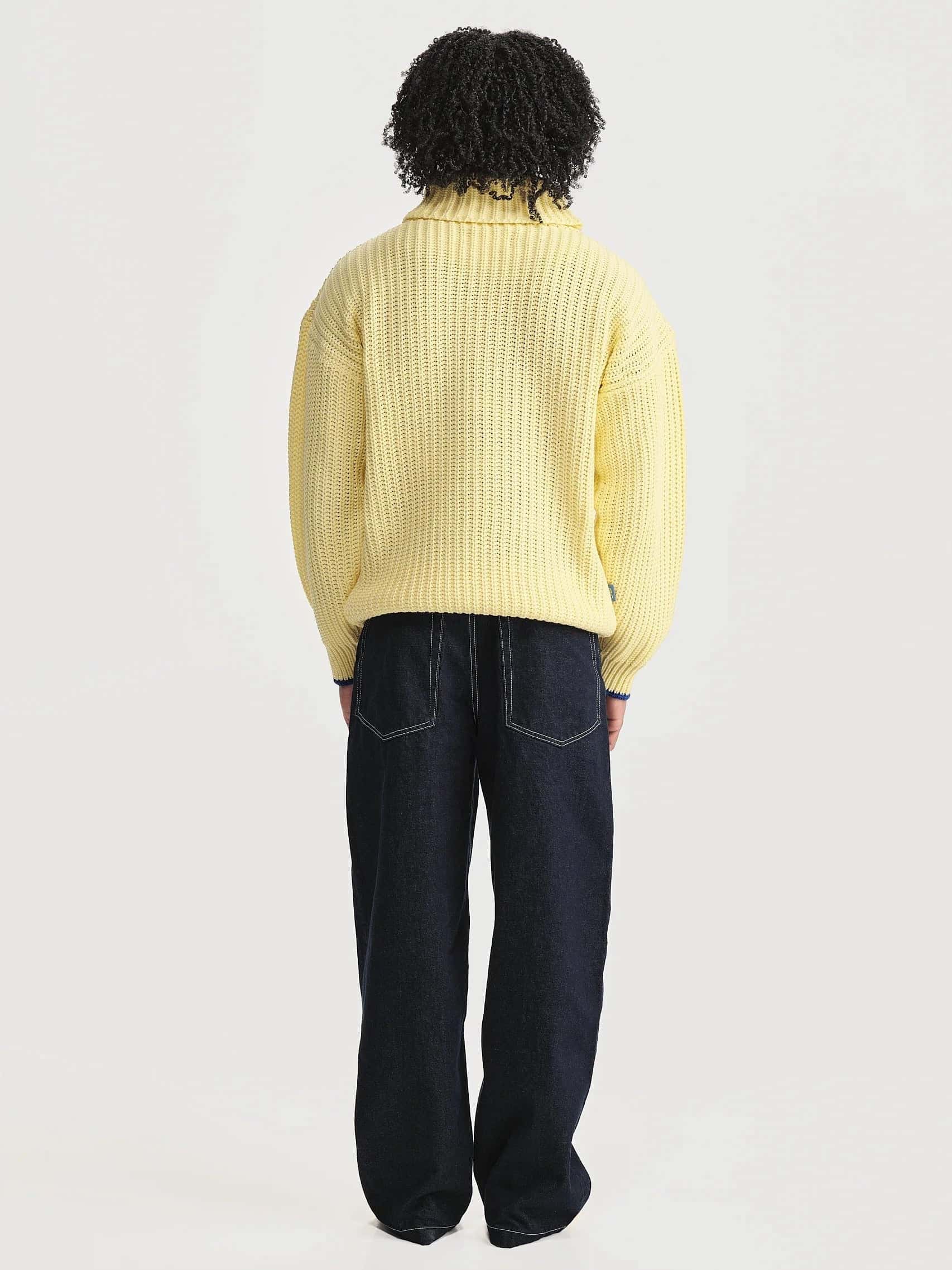 Saco Cuello Tortuga Inglés Marrón/Negro Hombre - miniatura 4
