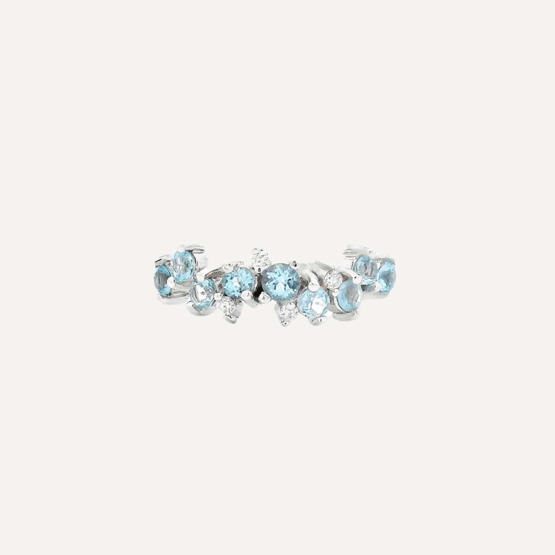 Anillo Zigzag Semipreciosas - miniatura 3
