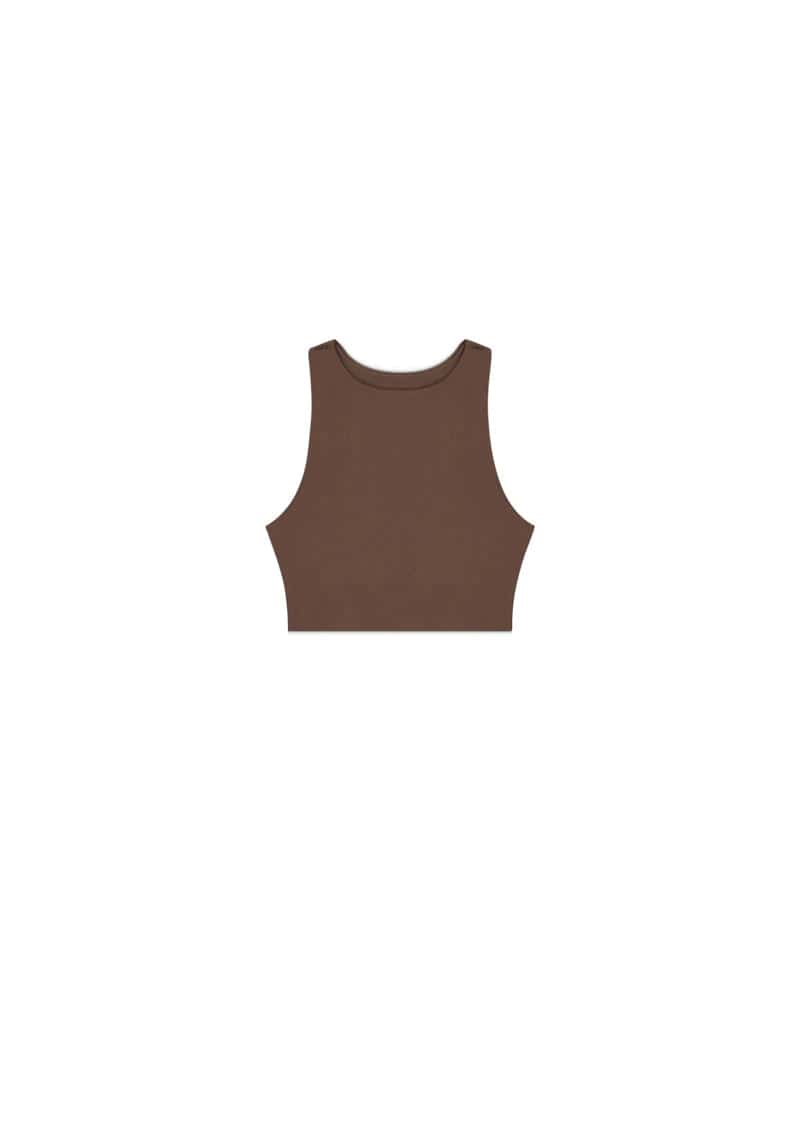Pure x Livin brown top