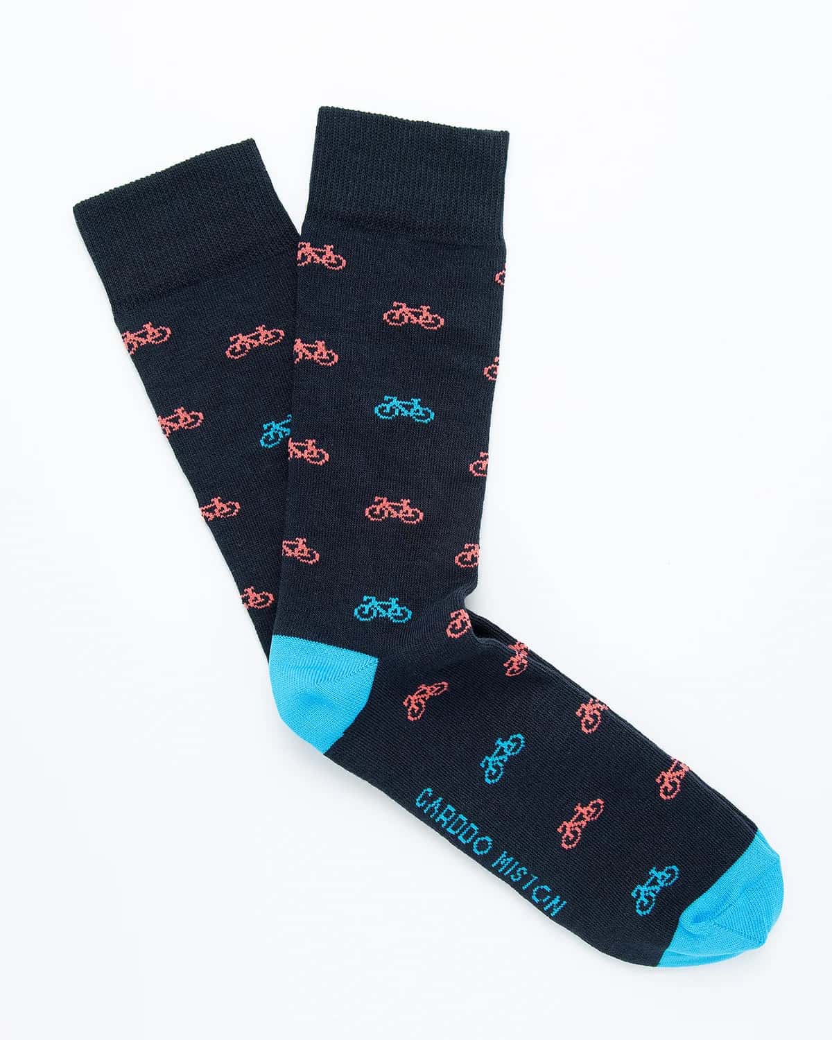 Medias Algodón Estampado Bicicletas