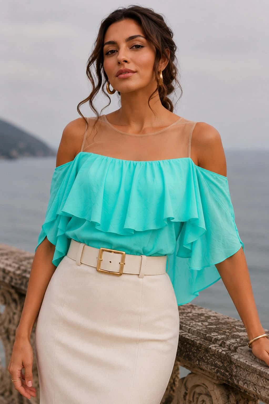 Blusa Alondra II verde menta - miniatura 1