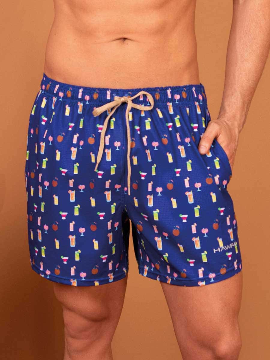 Pantaloneta Corta Azul