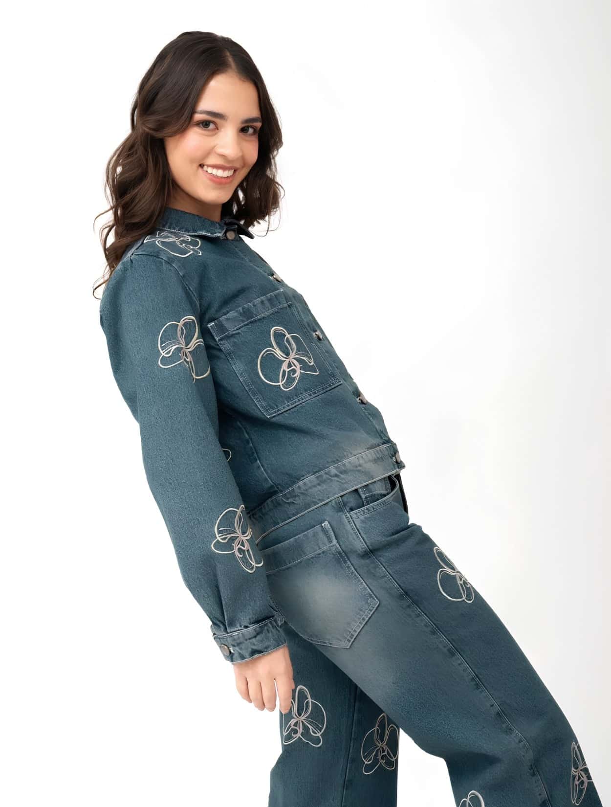 CHAQUETA ORQUÍDEAS - miniatura 2