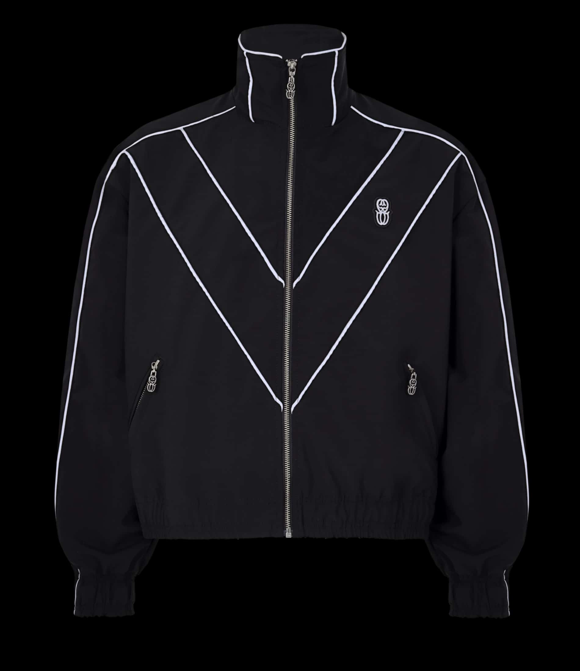 SINNERS BLACK TRACK JACKET
