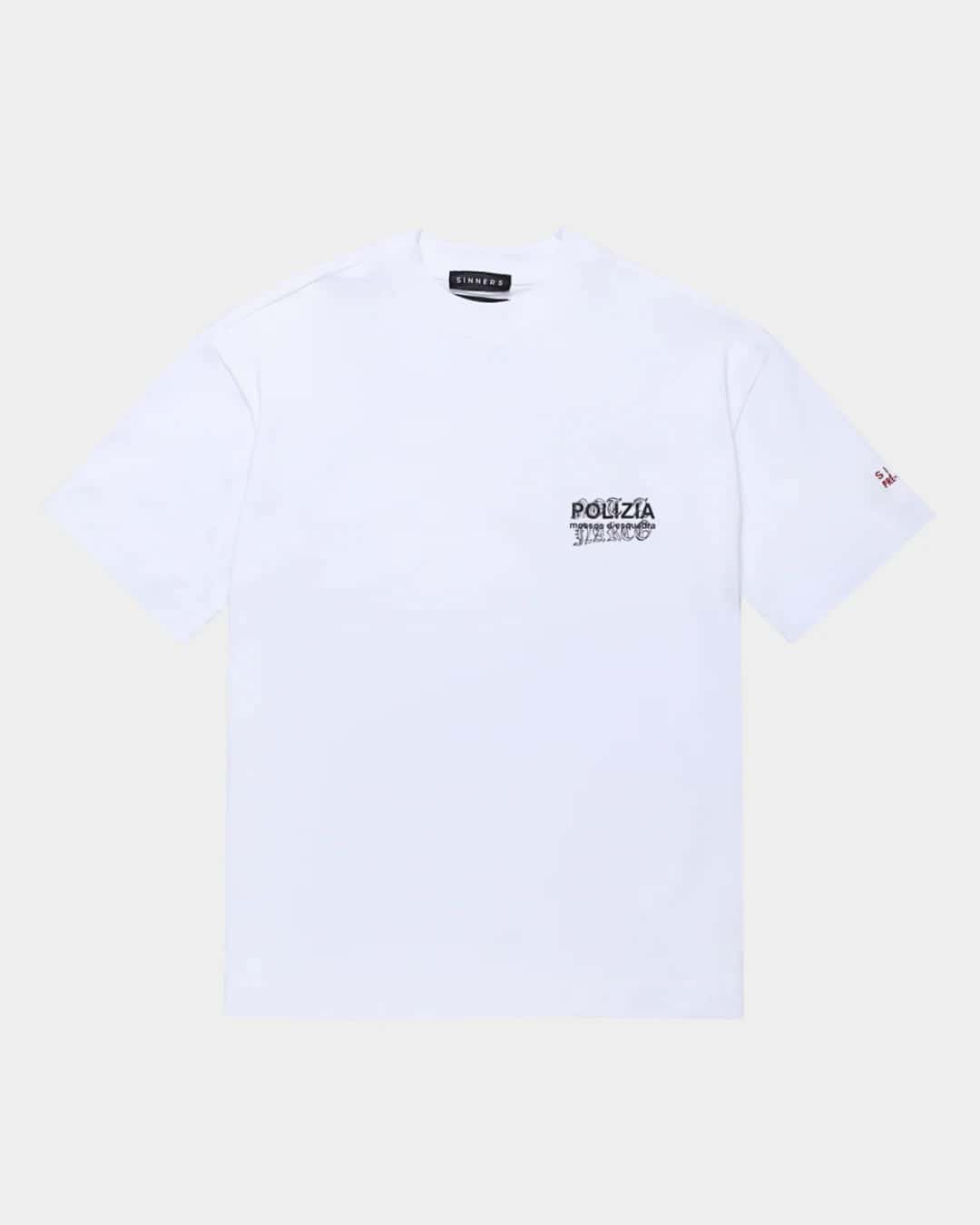 POLIZIA WHITE T-SHIRT - miniatura 1