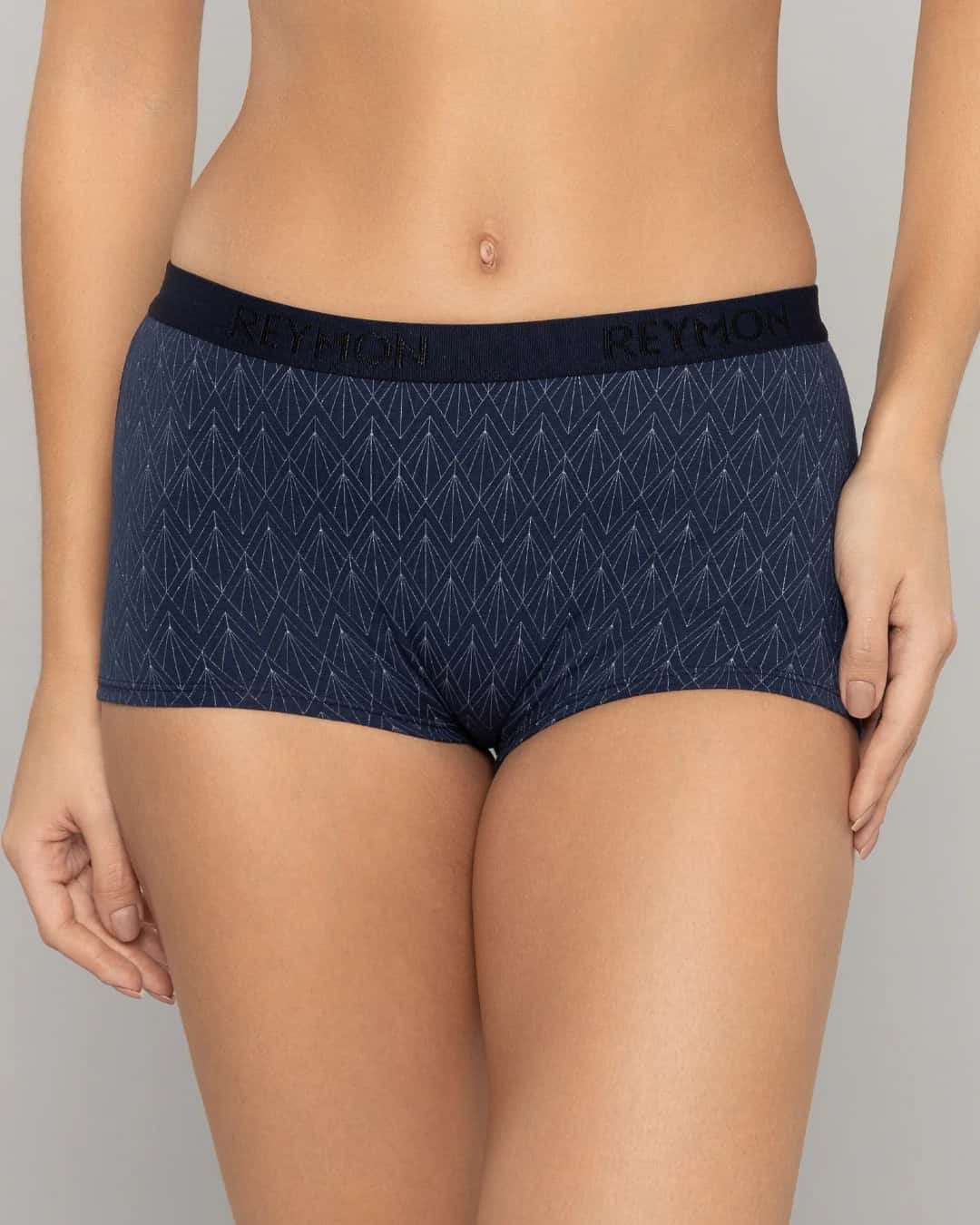 Boxer Femenino Tiro Alto en Algodón Estampado Ref. 8017 - miniatura 3