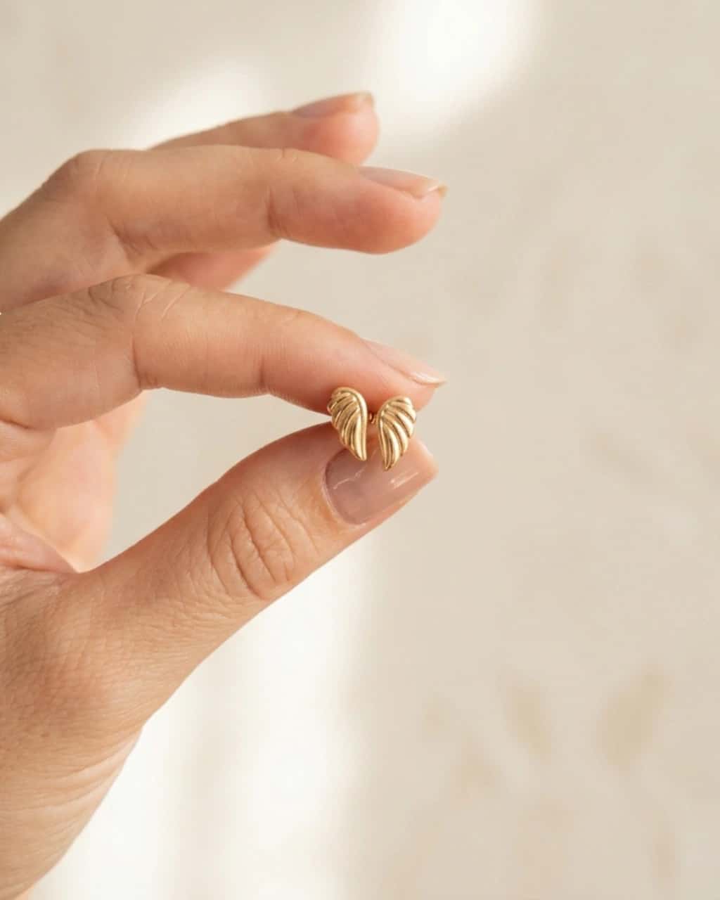 Topos Alas en Oro 18K